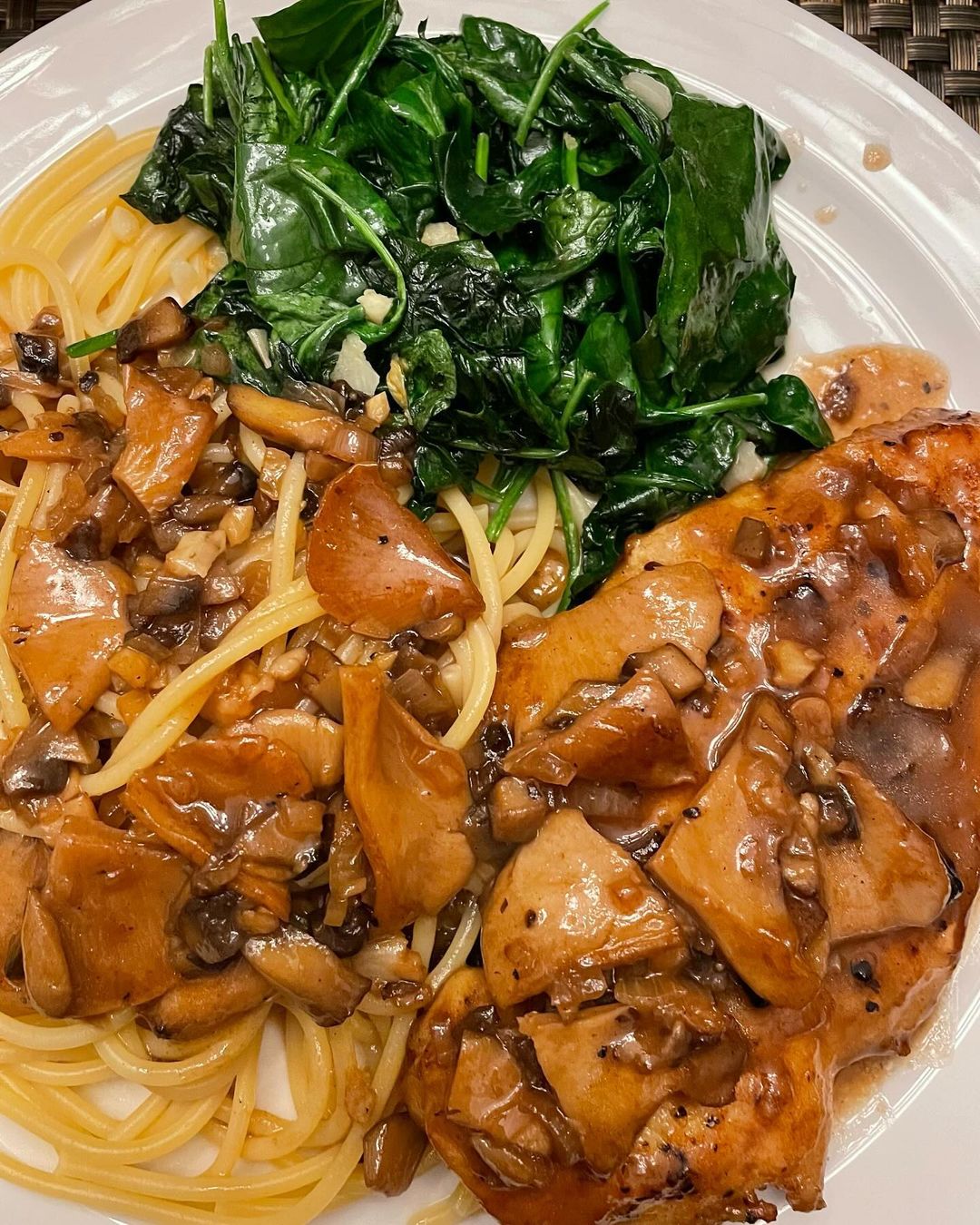 pink oyster mushroom marsala